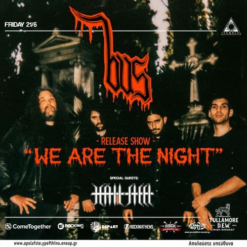 BUS "We Are The Night" release show w/ special guest: Hailsteel live at Temple