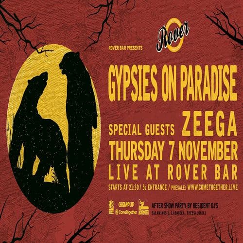 GYPSIES ON PARADISE / w ZEEGA  στο Rover Bar