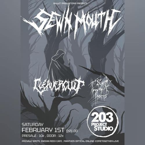 SEWN MOUTH / CLEAVERCULT/ SCENT OF THORNS LIVE AT STUDIO 203, IOANNINA 1/2/2024