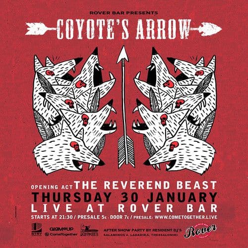 COYONE'S ARROW and  THE REVEREND BEAST στο Rover Bar