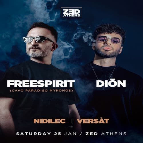 ZED Club Nights:  FREESPIRIT • DIŌN • NIDILEC • VERSÀT