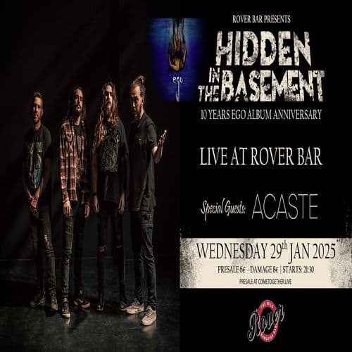 HIDDEN IN THE BASEMENT // special guest ACASTE στο Rover Bar