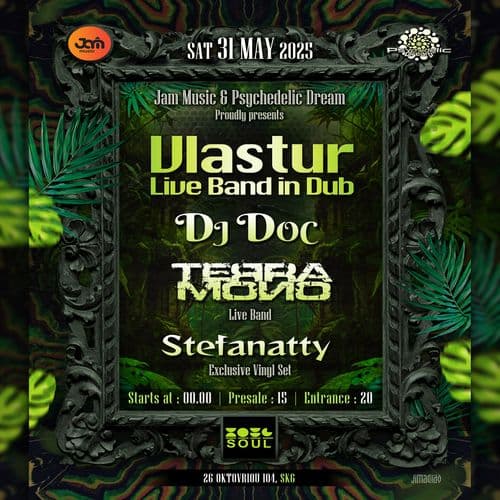 Vlastur Live Band In Dub at Soul Skg 31/05/2025