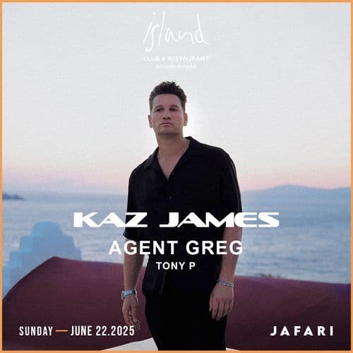 Kaz James at Island Athens Riviera