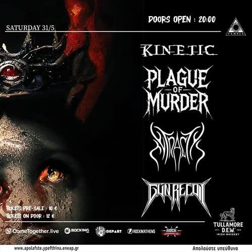 Plague Of Murder / Kinetic / Tetractys / Gun Recoil - live at Temple