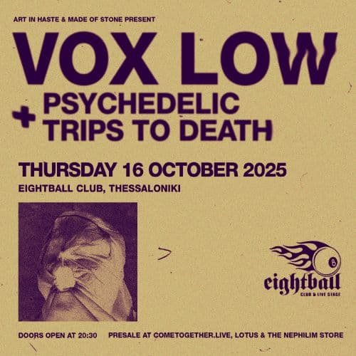VOX LOW [FR] w/ PTTD [GR] || THESSALONIKI