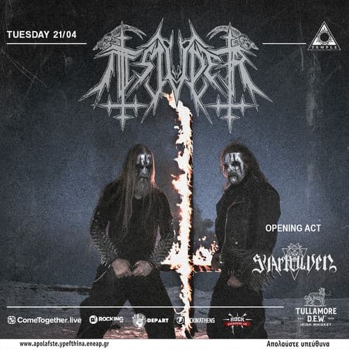 Tsjuder (Norway) + opening act: Svartulven -  live at Black Temple