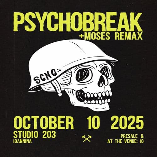 PSYCHOBREAK- MOSES REMAX LIVE AT STUDIO 203, IOANNINA