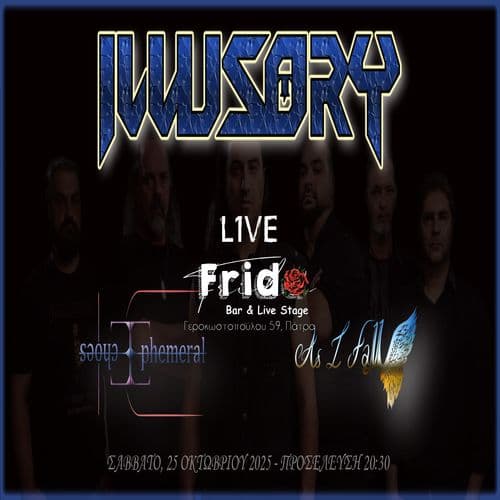 ILLUSORY - LiVE @ FRIDA/feat. EPHEMERAL ECHOES & AS I FALL