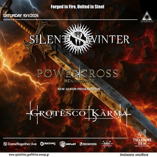 Silent Winter + Powercross + Grotesco Karma -  live at Black Temple Athens