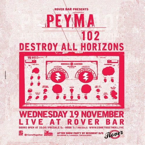 ΡΕΥΜΑ 102 & Destroy All Horizons Live @ Rover || WED 19 NOV