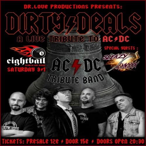 LIVE DIRTY DEALS TRIBUTE TO AC/DC + SLEAZY LYNXXX!!!!