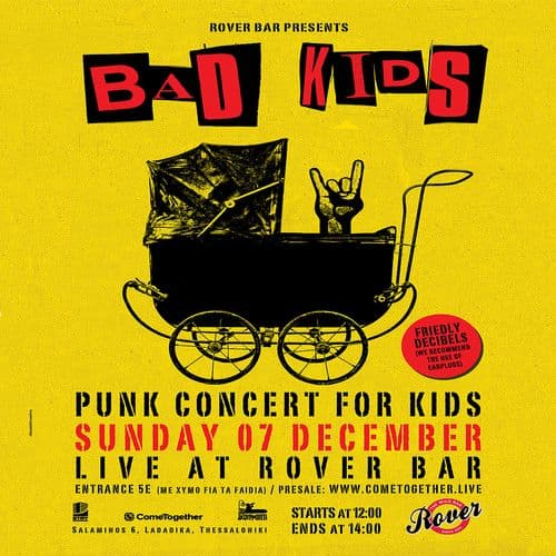 BAD KIDS - Punk Concert for Kids @ Rover || SUN 7 DEC