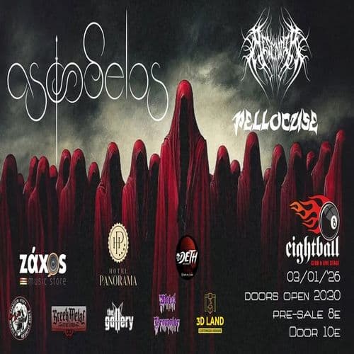 Asfodelos - Aesemnia - Pellocuse LIVE @ Eightball Club