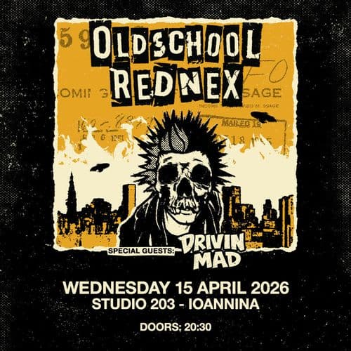 OLDSCHOOL REDNEX w. DRIVIN MAD  live at Studio 203, Ioannina