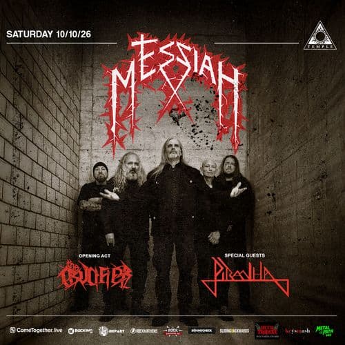 MESSIAH (Switzerland) – celebrating 35 years "Choir Of Horrors" LIVE at Black Temple | First time in Greece !!! w/ special guests: Piranha + opening act: The Crucifier