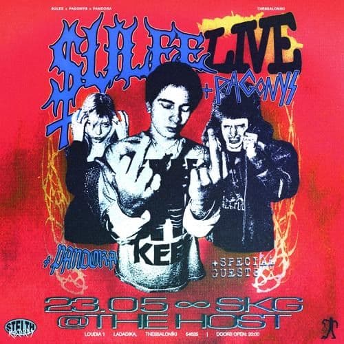 $ulee – Pagonys – Pandora live in SKG + Special Guests