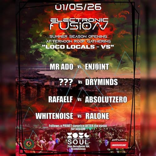 Electronic Fusion pres. LOCO LOCALS VS - Season Opening / Sunset Rooftop & Surprise Afters !