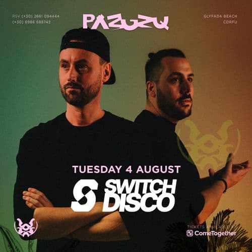 Switch Disco @ Pazuzu Beach Club | Sunset Parties 2026 - 04 Aug