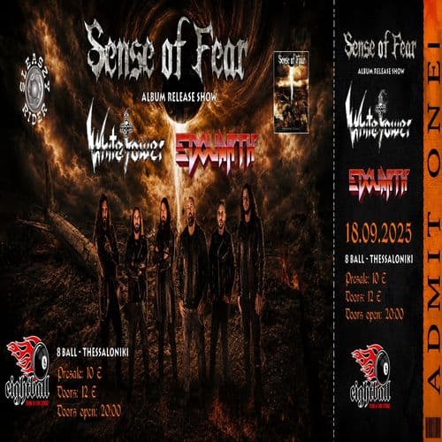 SENSE OF FEAR / WHITE TOWER / EDOUARTH - Live @ 8ball | Thessaloniki