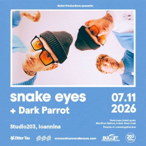 SNAKE EYES (UK) LIVE AT STUDIO 203!