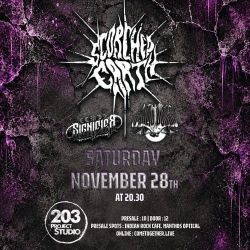 SCORCHED EARTH LIVE AT STUDIO 203!