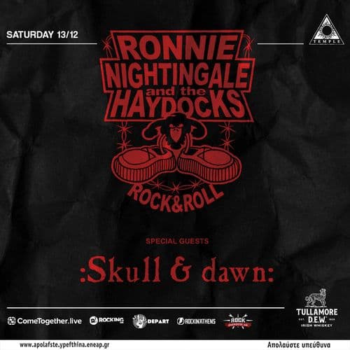 Ronnie Nightingale and the Ηaydocks + special guests :Skull & dawn: - live at Black Temple