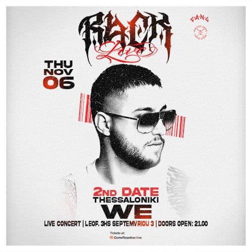RACK 1% TOUR LIVE ΘΕΣΣΑΛΟΝΙΚΗ 2ND DATE // 06.11.2025 // WE
