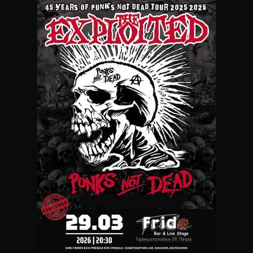 The Exploited (UK) live ฯฯฮทฮฝ ฮ ฮฮคฮกฮ