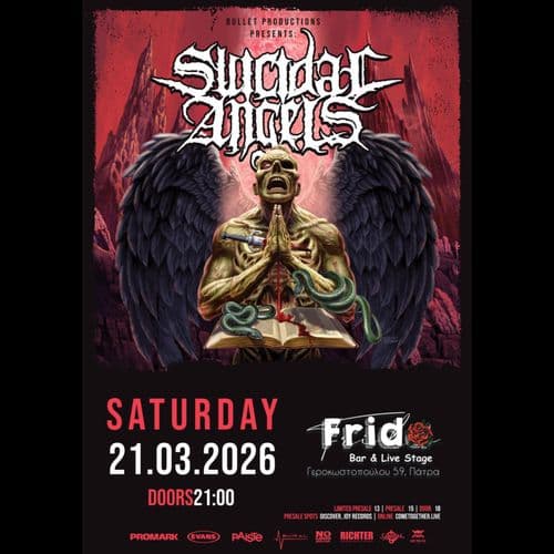 SUICIDAL ANGELS LIVE AT FRIDA STAGE, PATRA!