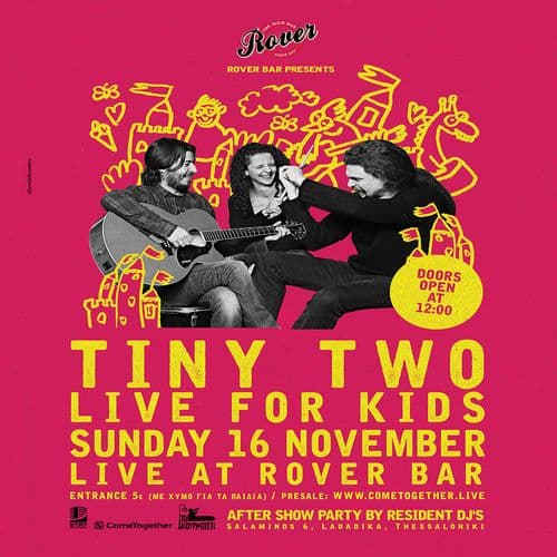 TINY TWO Live for Kids @ Rover Bar || SUN 16 NOV