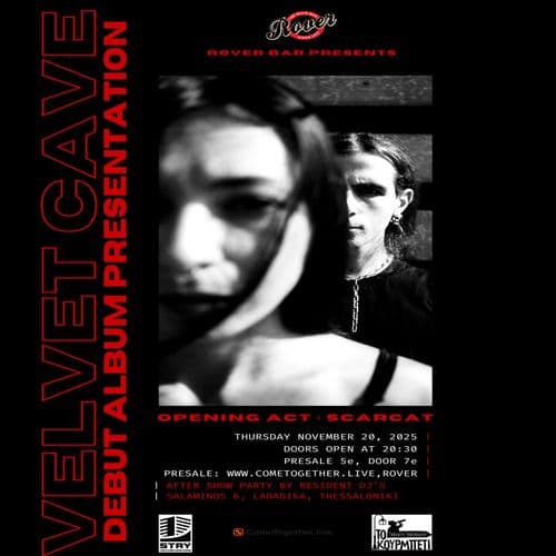 Velvet Cave Live @ Rover Bar || THU 20 NOV || Opening: Scarcat