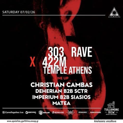 RAW RAVE NUMBERS” w/ Christian Cambas at Black Temple