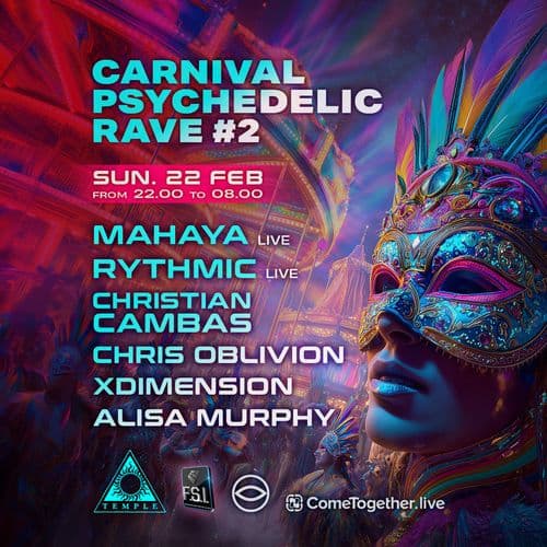 Carnival Psychedelic Rave #2 - at Black Temple
