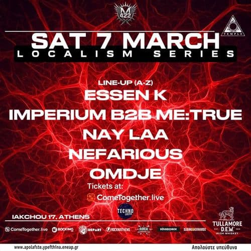 422M ATHENS PRESENTS: LOCALISM SERIES at Black Temple