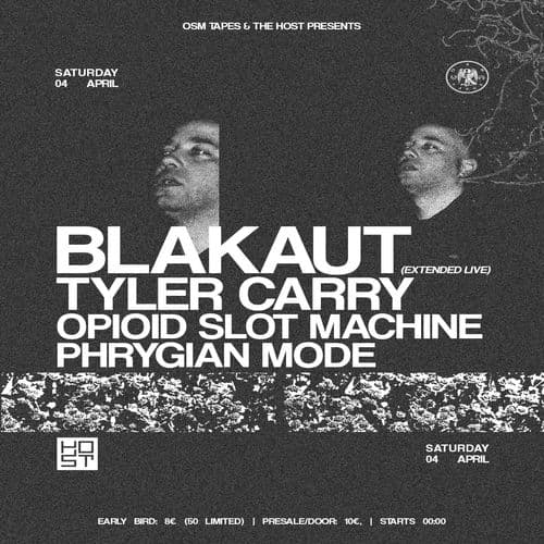 OSM tapes w/ BLAKAUT (extended live) , Tyler Carry & more