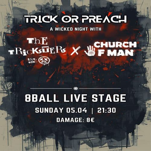 The Tricksters & Church Of Man live @Eightball Live Stage