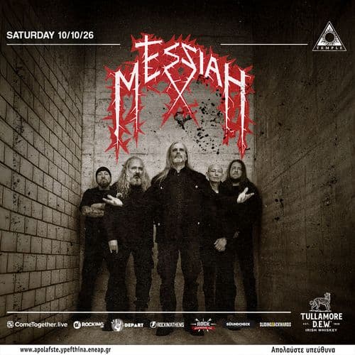 MESSIAH (Switzerland) – celebrating 35 years "Choir Of Horrors" LIVE at Black Temple | First time in Greece