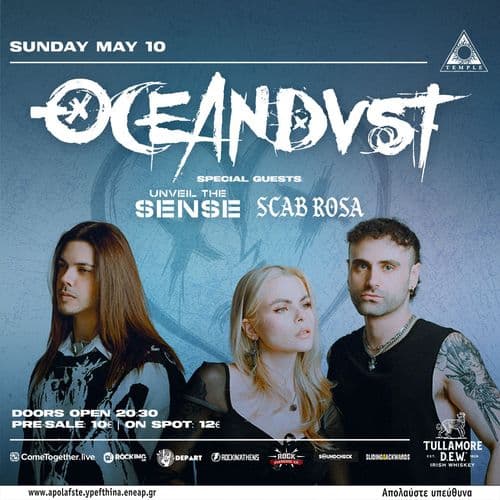 OCEANDVST // Unveil The Sense // Scab Rosa - Live at Black Temple | Sunday 10 May
