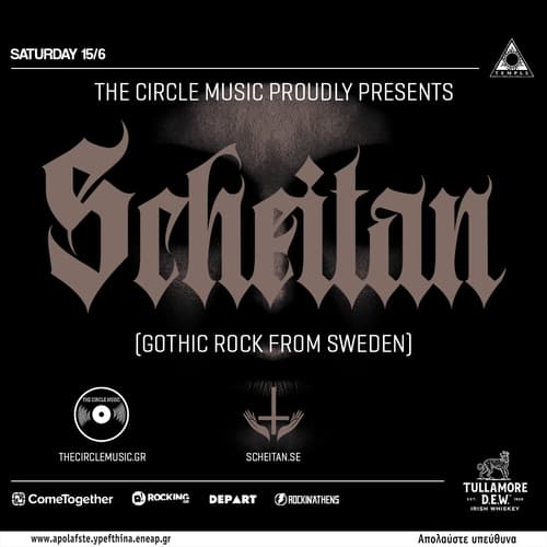 Scheitan (gothic rock - Sweden) new album "Songs for the Gothic People" live launch - Reunion Show After 24 Years 