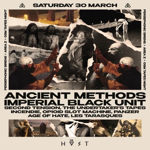 Ancient Methods, Imperial Black Unit, Second Tension, The Undertaker's Tapes, Incendie & more
