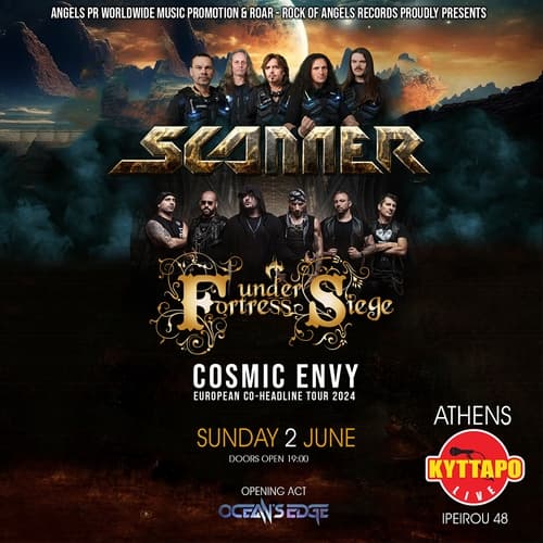 SCANNER / FORTRESS UNDER SIEGE “COSMIC ENVY TOUR 2024”
